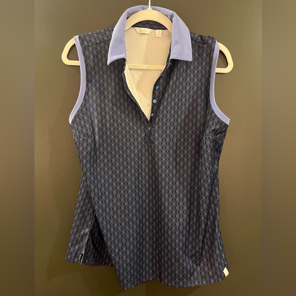 Pair of Two Sleeveless Women’s Golf Polos-Medium